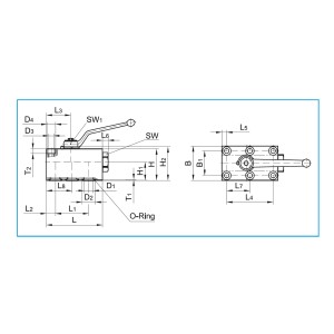 RUB.3V.PIASTRA/COMP."L"DN16/12