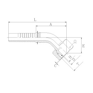 RACC.F.45 10S M18X1,5 T.3/8"