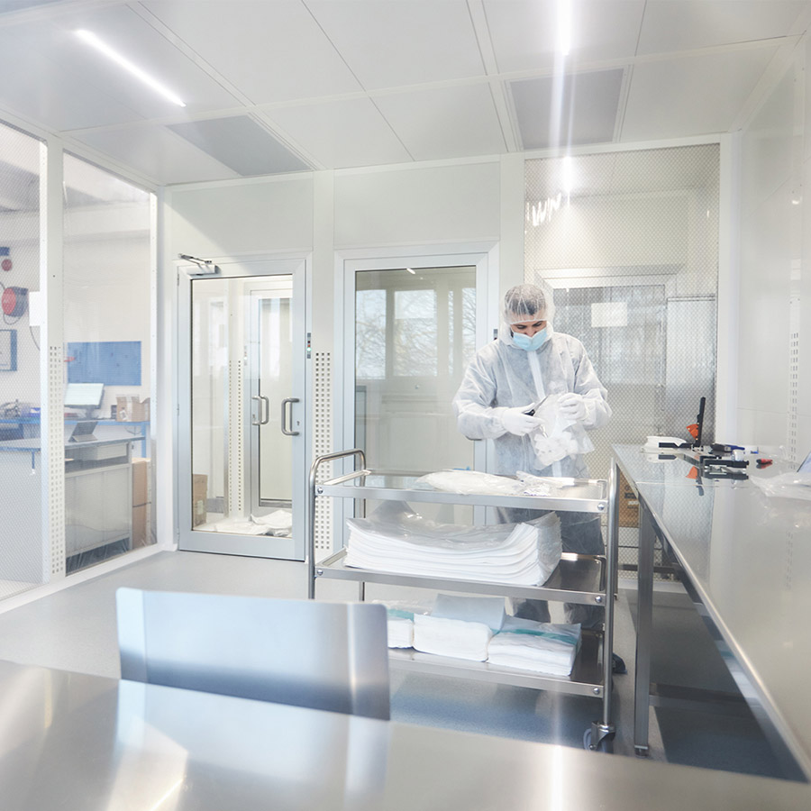 Clean room ISO 7 biopharma