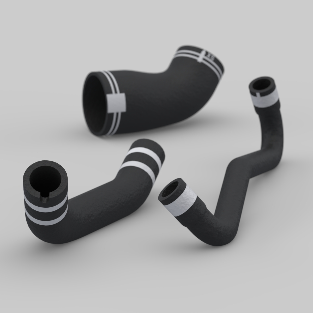 Manicotti e tubi preformati in gomma per circuiti di raffreddamento, alimentazione e aspirazione