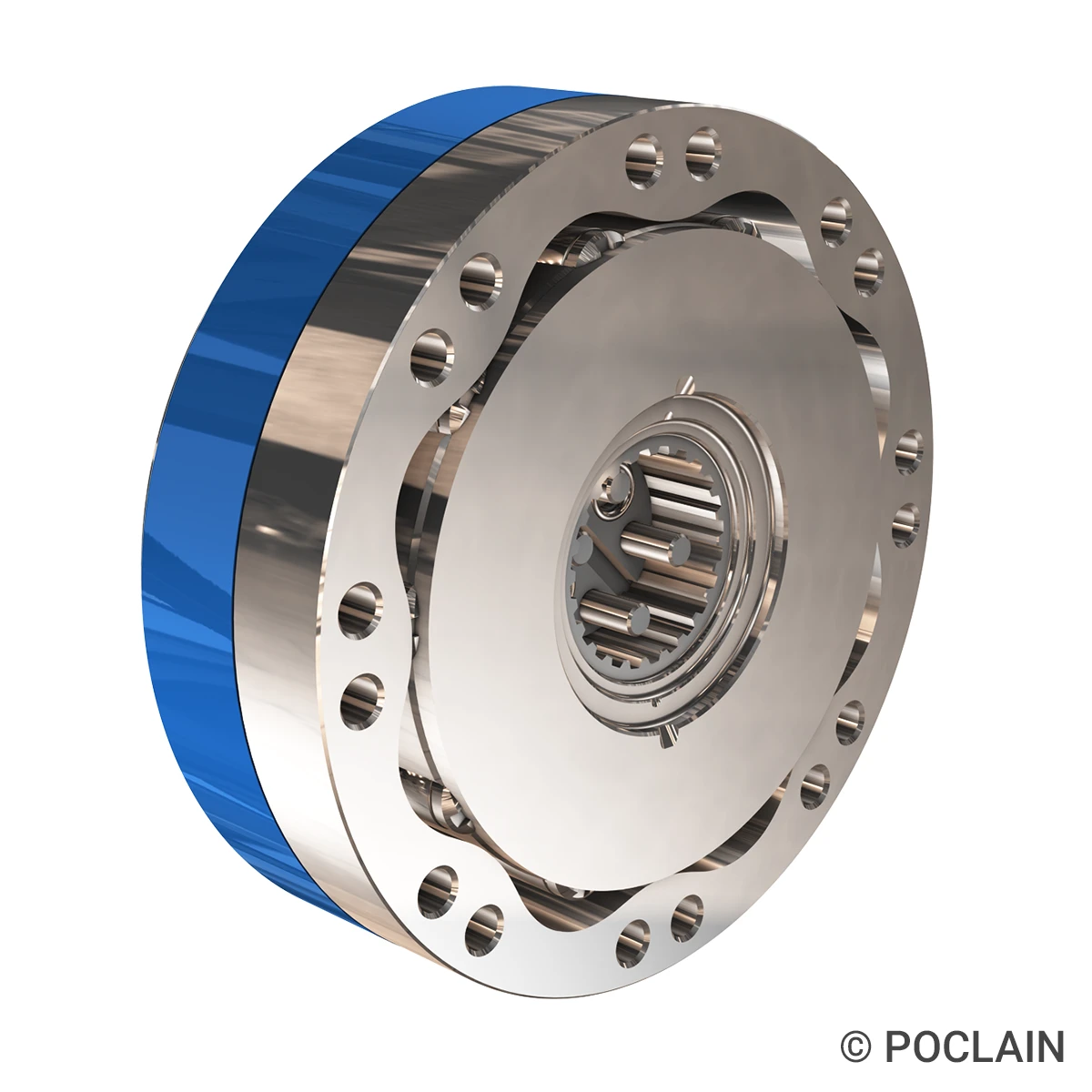 Motore a pistoni per oleodinamica Poclain Hydraulics serie MF08